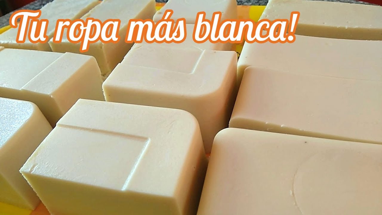 Consigue tu ropa más blanca con este jabón casero con aceite usado! | El Dulce Paladar