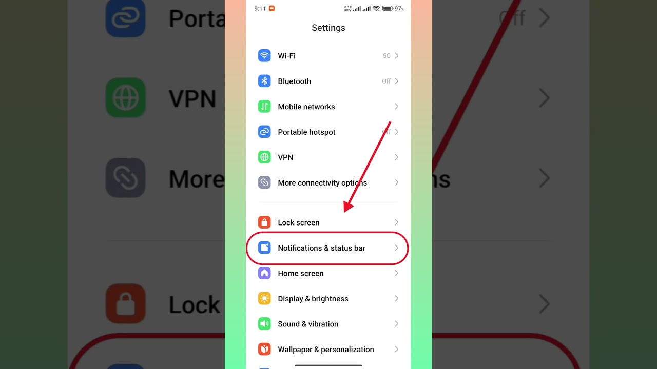 Hide Notch on Xiaomi #shorts #xiaomi #redmi #infinix