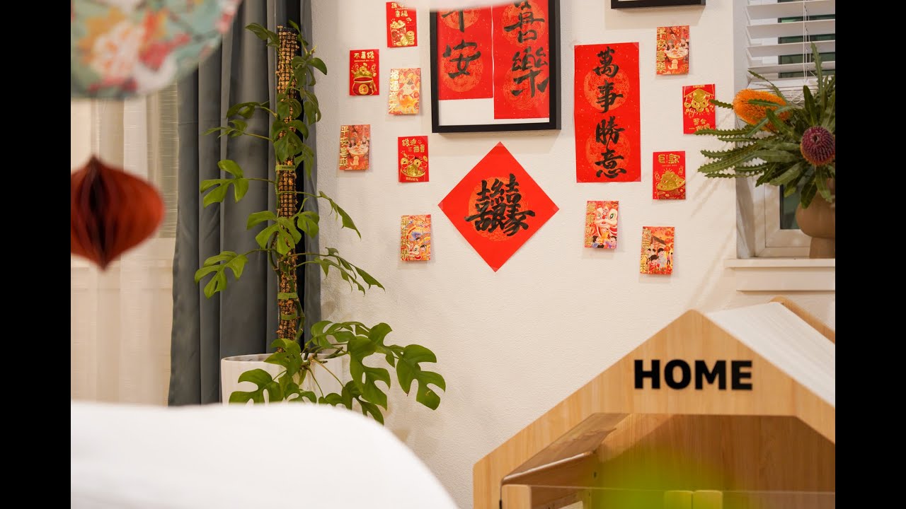 新年装饰Vlog | 布置一个有年味的小家 🏮