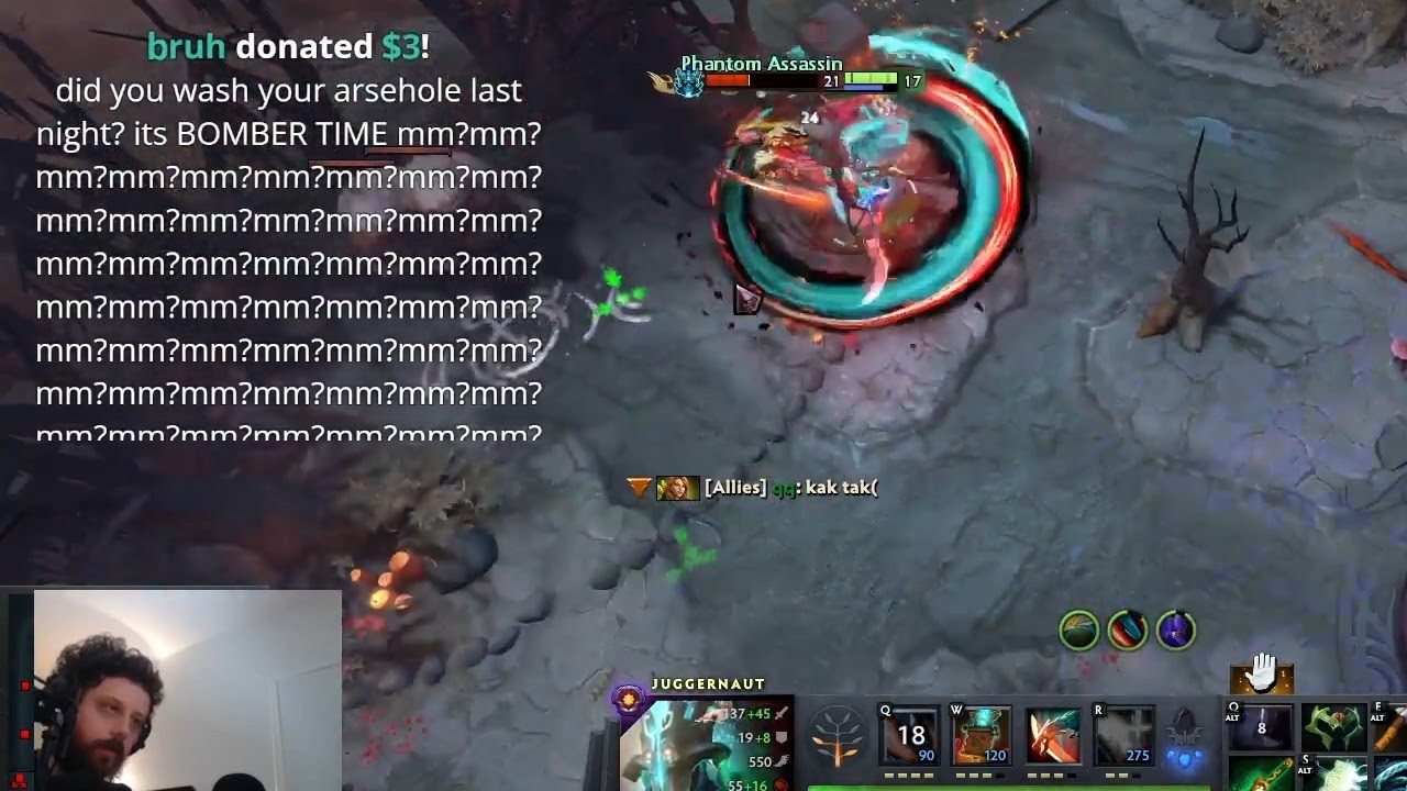 gorgc mald after getting unlucky + annoying dono