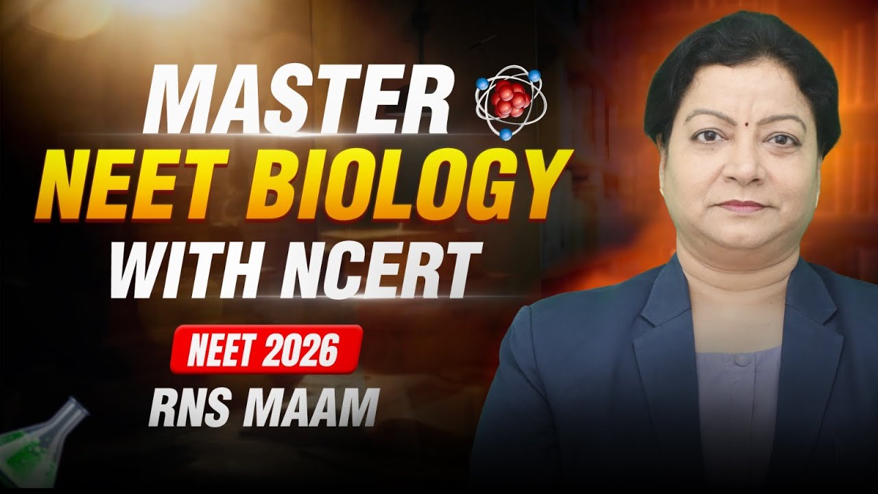 Master Neet Biology With Ncert 💪 | Super Strategy By RNS Mam | Motion NEET