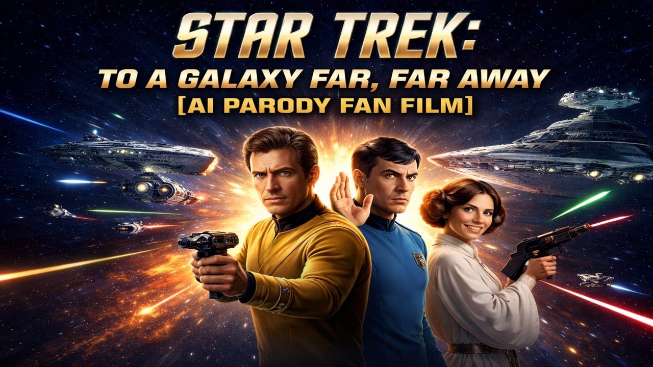 Star Trek : To A Galaxy Far , Far  Away...  (AI Parody)  Fan Film