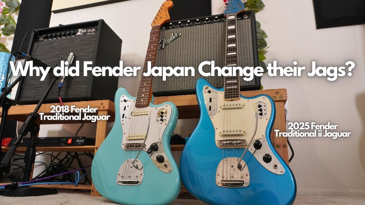 Why Did Fender Japan Change Their Jaguars So Much?