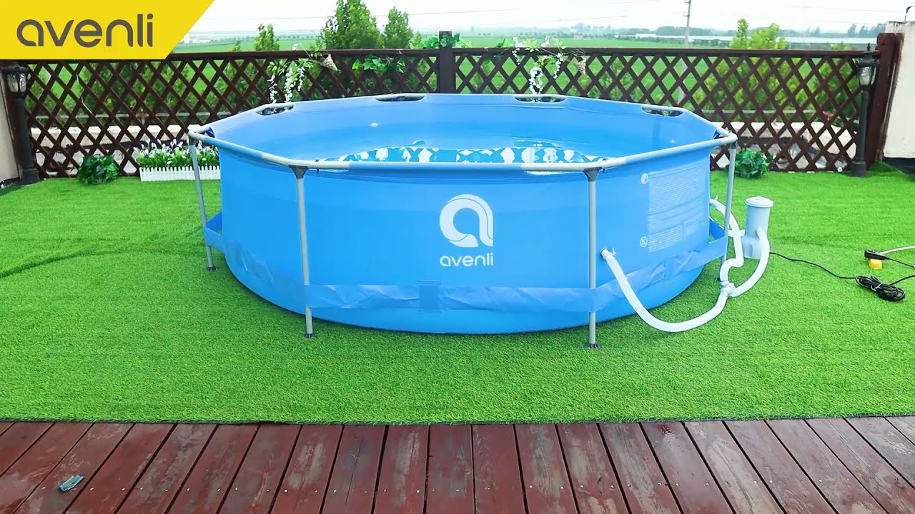 JLeisure avenli Above Ground Pool - Frame Pool Round - Installation Video for US Version Only