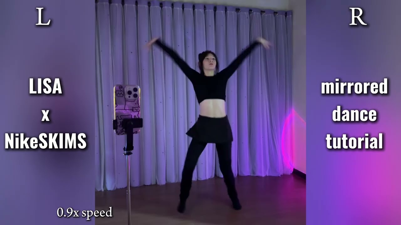 LISA x NikeSKIMS Dance Tutorial (Horizontal ver.)