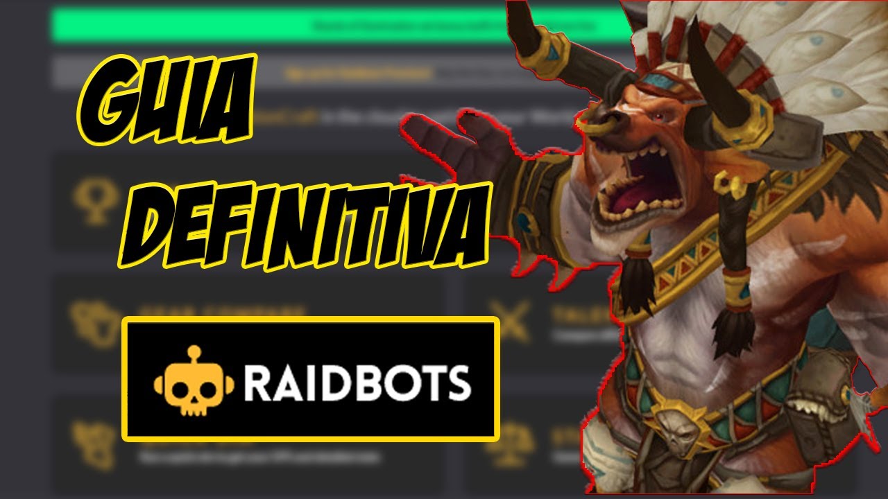 GUÍA: 🔥¿COMO SIMULAR TU PERSONAJE?🔥| GUIA RAIDBOTS