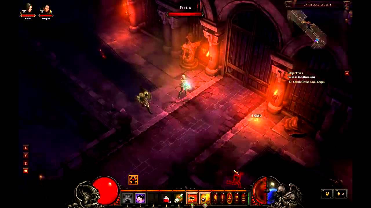 Diablo 3 Beta Patch 6 - Level 13 Demon Hunter