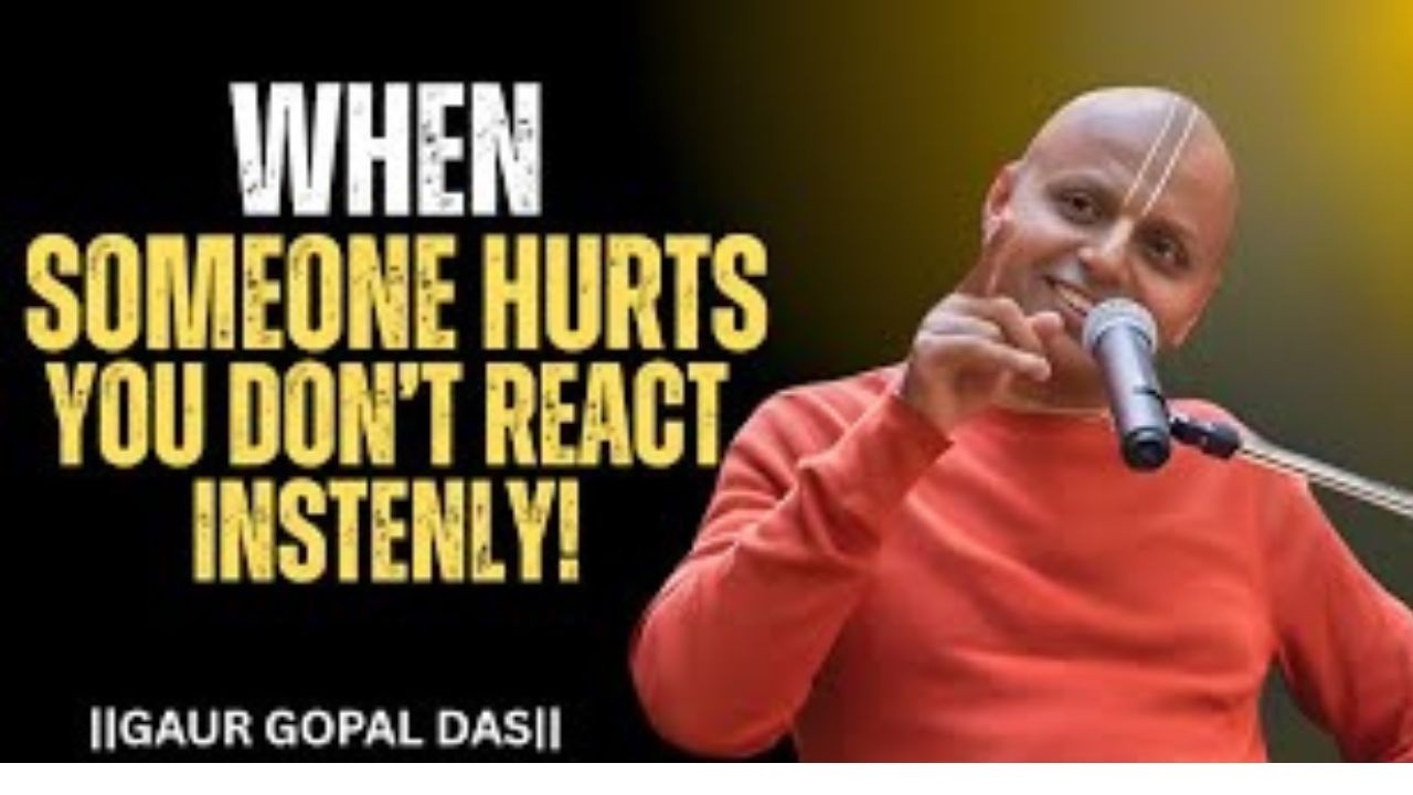 When Someone Hurts You, Don't React Instantly
