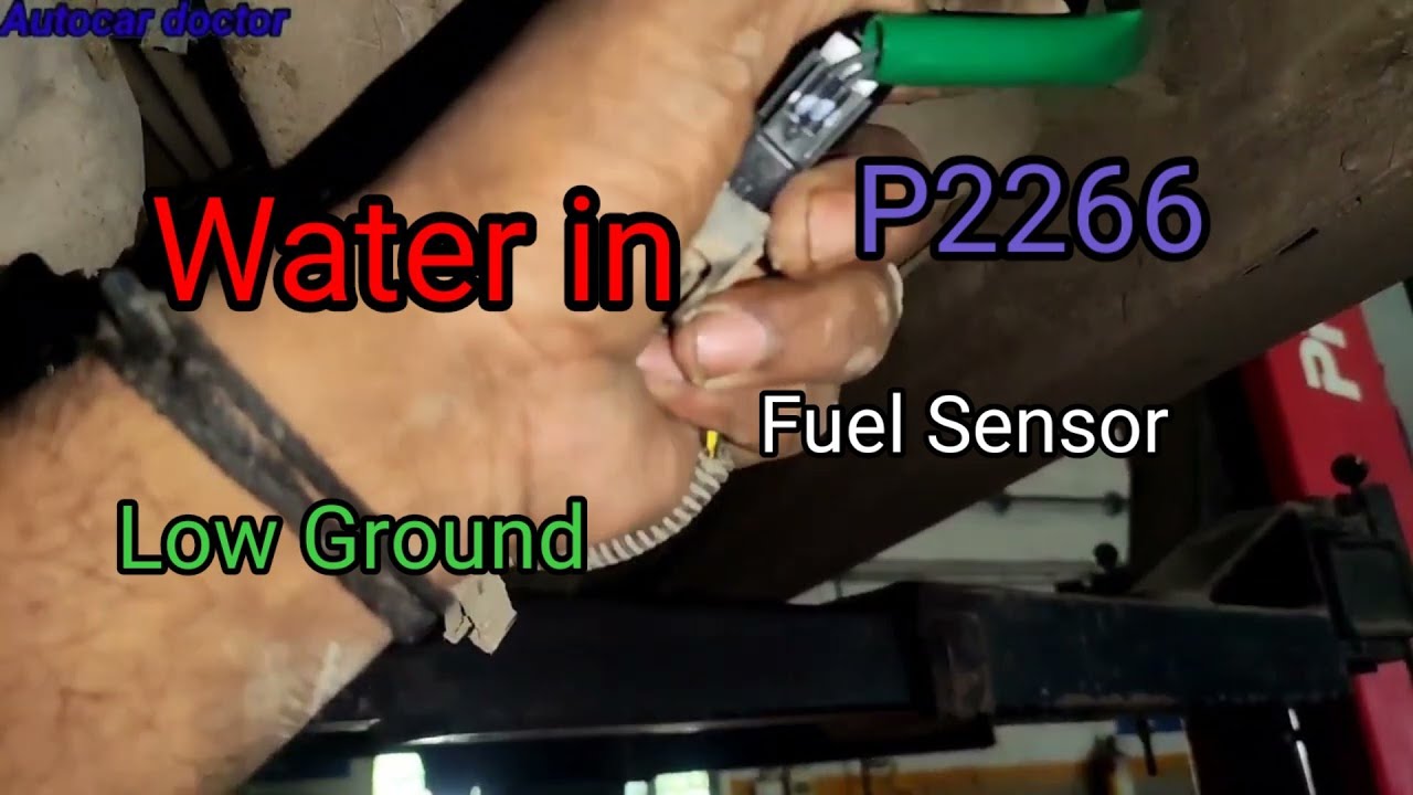 Tata Hexa P2266 Water in Fuel Sensor Circuit Low Circuit Short To Ground #autocardoctor