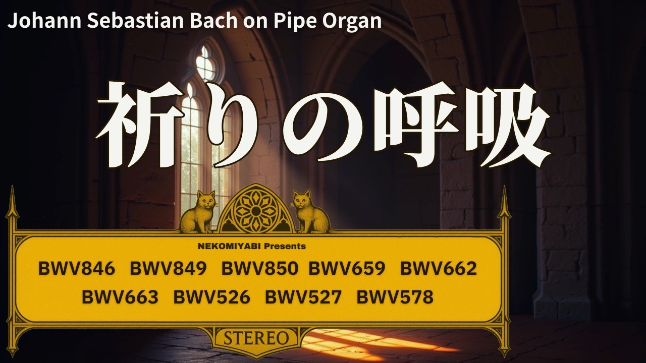 静寂と光のバッハ｜祈りと終幕の9曲~Bach – Silence and Prayer