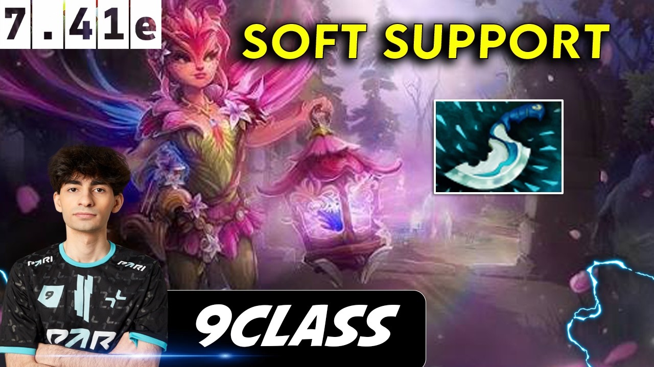 9Class Dark Willow Soft Support - Dota 2 Patch 7.41e Pro Player Full gameplay