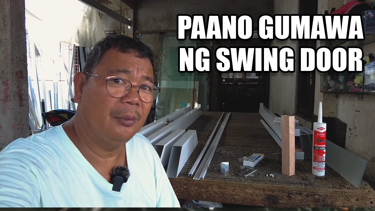 Paano gumawa ng Framed Glass swing door