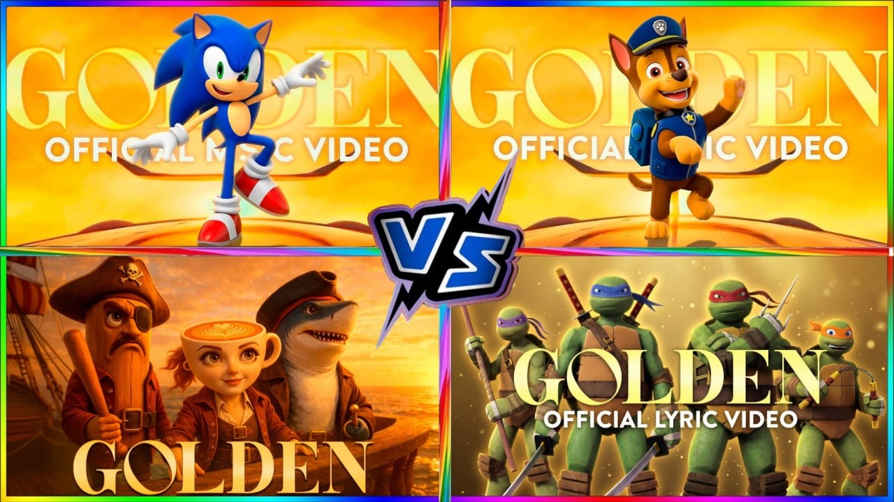 PRİME SONİC🆚PAW PATROL🆚ANTHEM BRAİNROT🆚NİNJA TURTLE GOLDEN MEGA BATTLE#64
