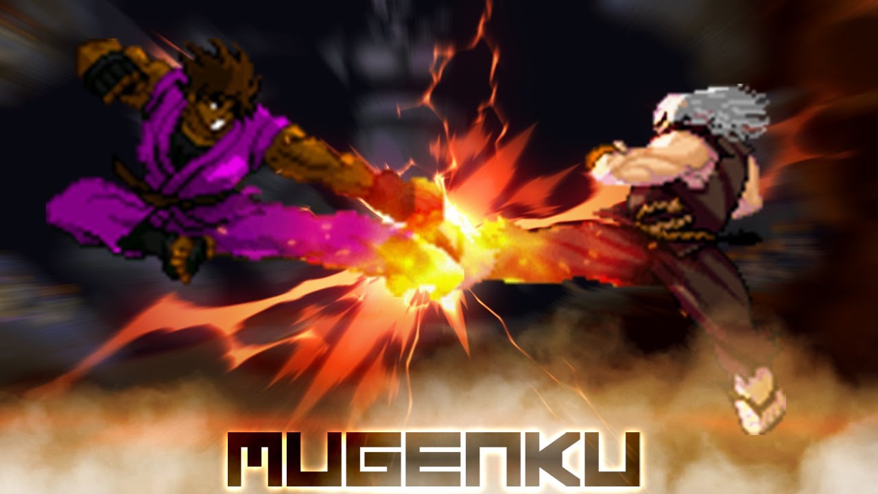 Dark Storm K vs Master Gouken. Street Fighter MUGEN