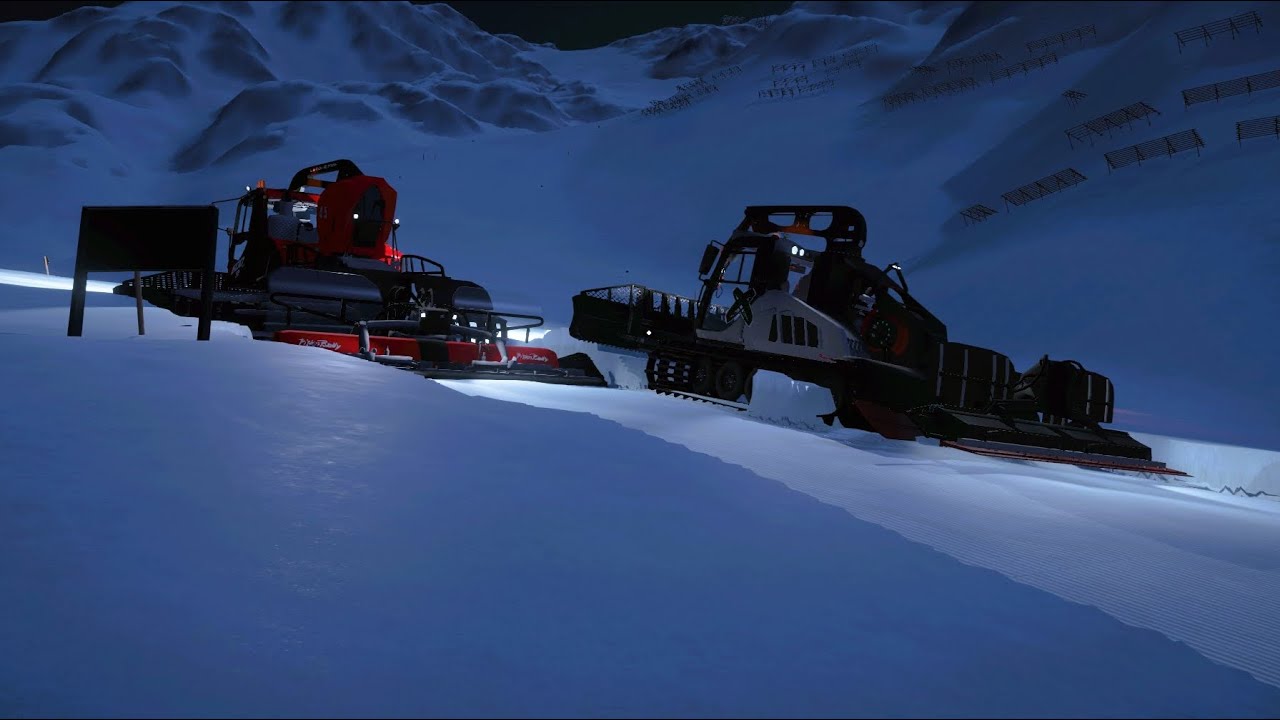 Winter Resort Simulator Season 2-EP1 /Prinoth Bison och Pistenbully 600 W Ltd