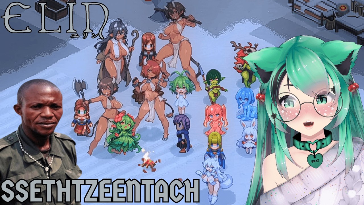Elin Review || WHAT EVEN IS THIS GAME?! || Mintzey Moon Reacts to SsethTzeentach