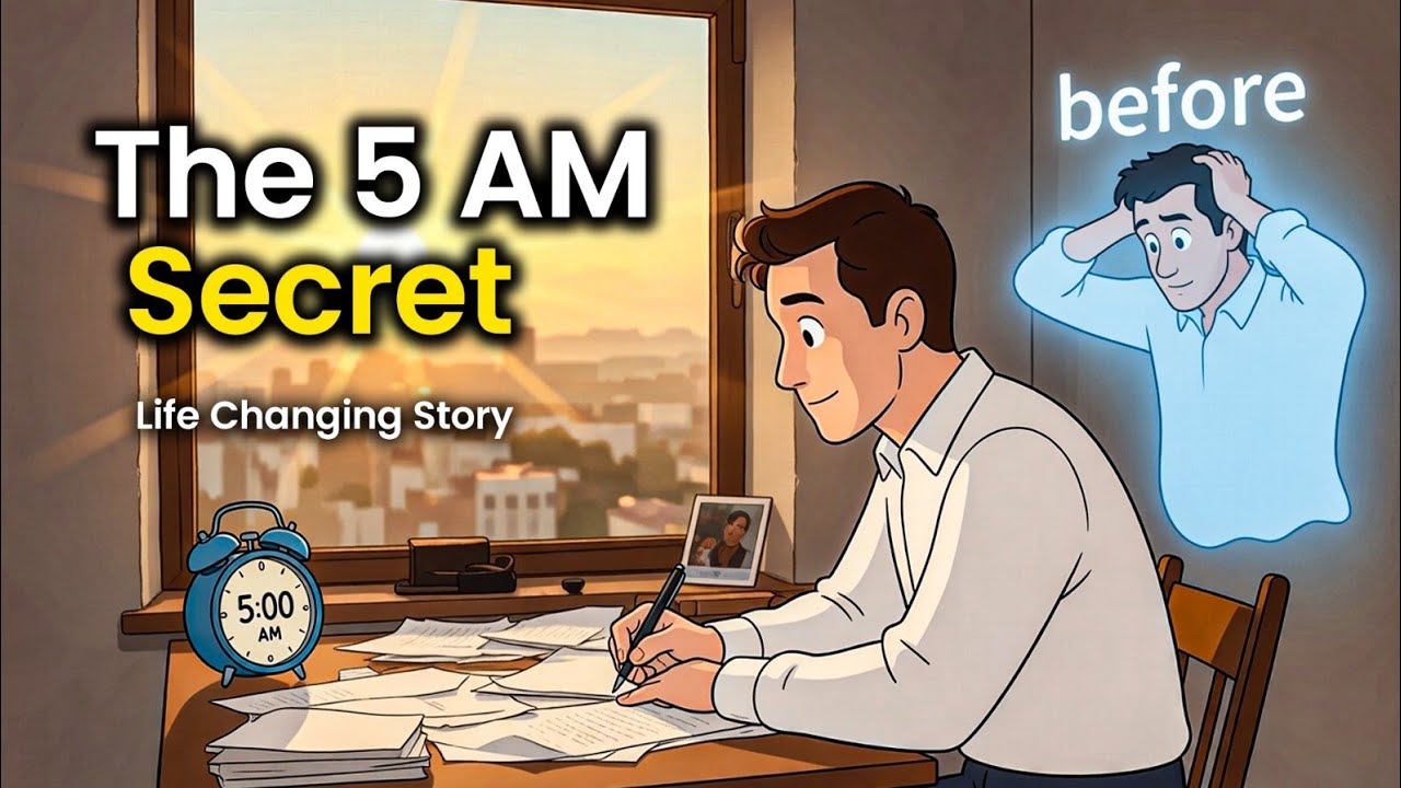 The 5 AM Secret | How One Habit Changed a Poor Man’s Destiny Forever