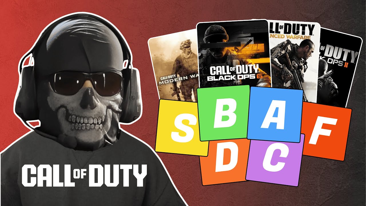 The UNFILTERED Call of Duty Tier List