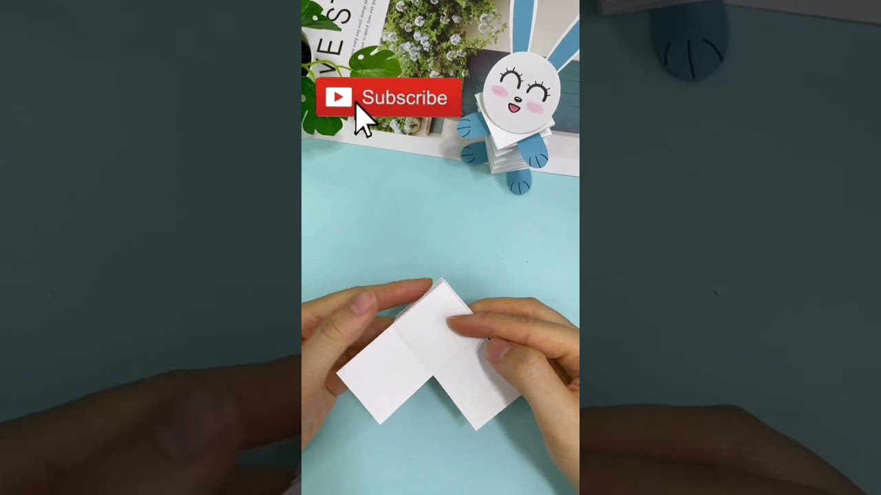 origami conejo salto&oacute;n |jumping rabbit papercrafts
