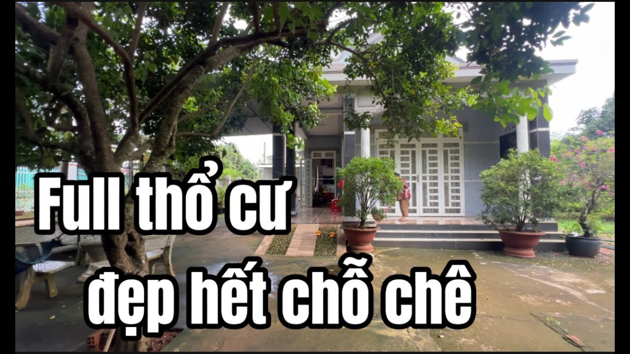 Về quê! Bán nhà vườn trái cây full thổ cư đẹp hết chỗ chê đã bán