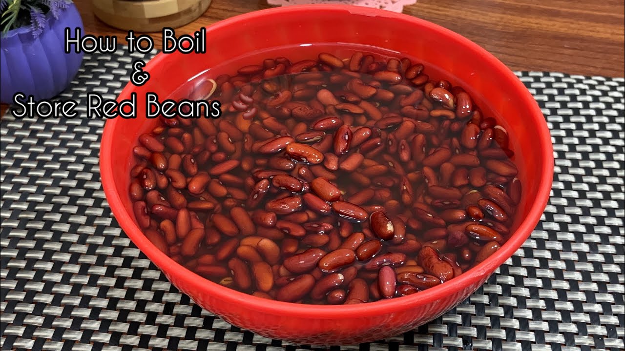 How to Boil and store Lobia/Red Beans–Make And Freeze–Ramadan Special Preps by Halal Cuisine