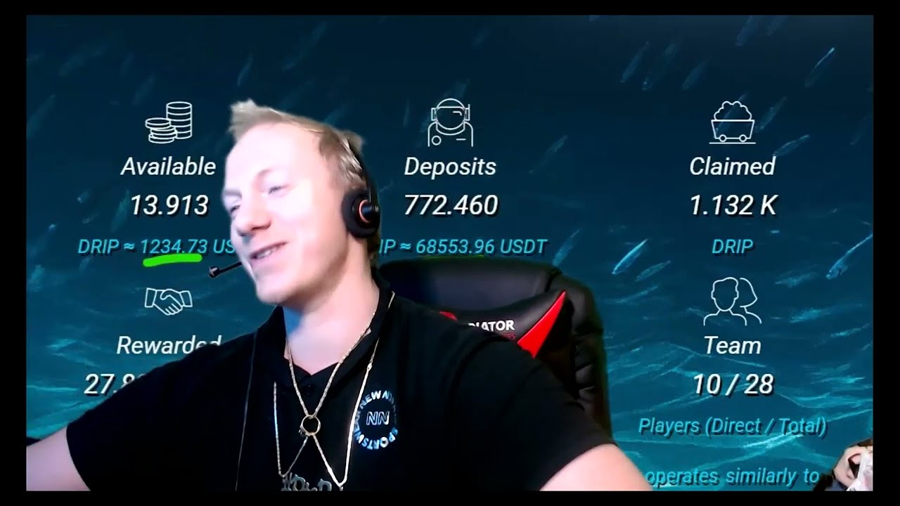 DRIP FULL TUTORIAL #PtcPat explains and RECOMPOUNDS $1235 STAY HYDRATED FAM!! Teambuilding + freedom