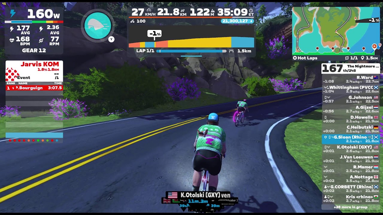 Rhino Racing Night Before Zwiftmas - Hot Laps