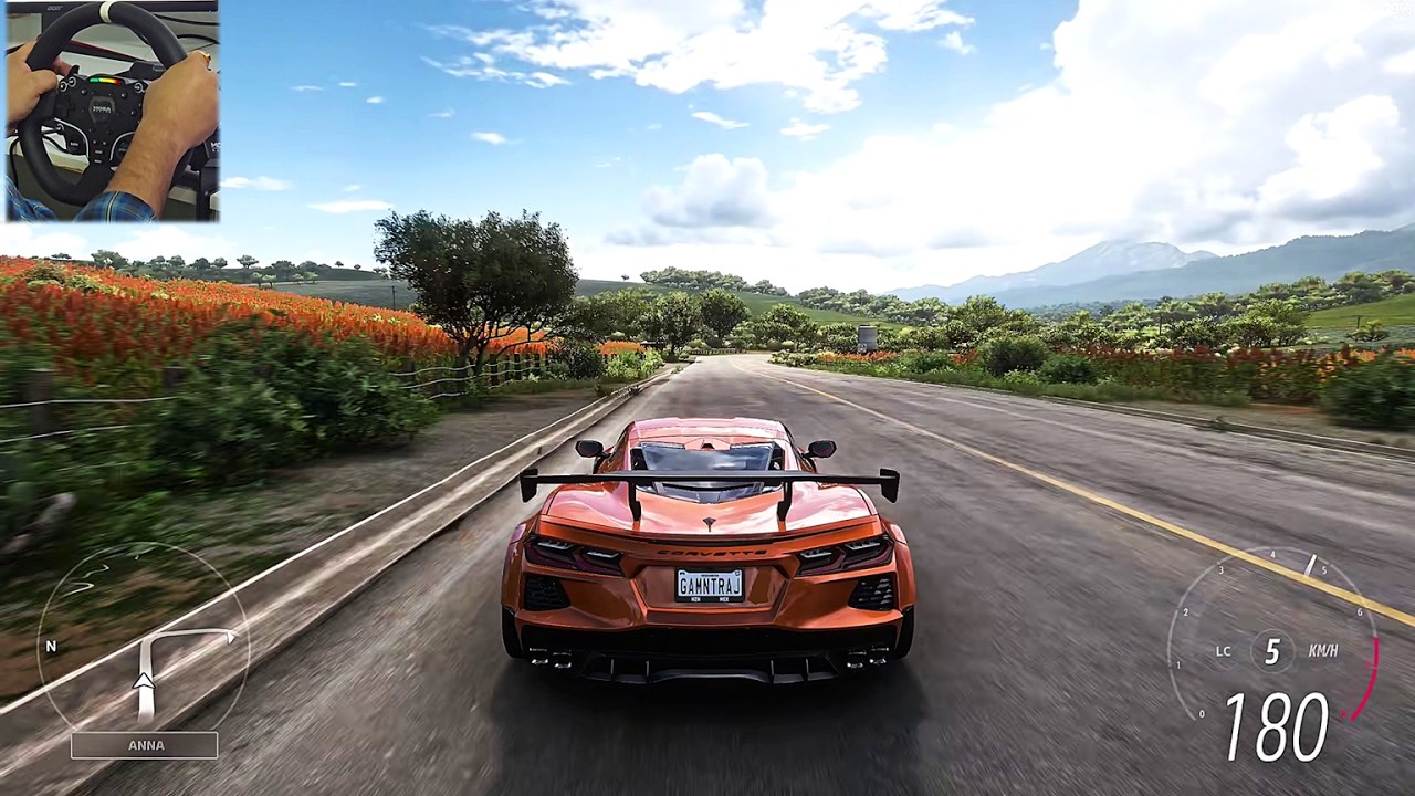 Chevrolet Corvette Stingray C8 Casual Drive - Forza Horizon 5 | Moza R5 Gameplay