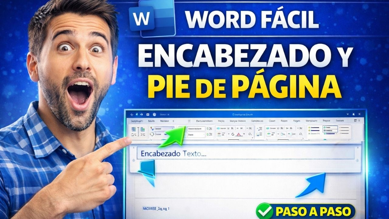 🔥 Encabezado y Pie de Página en Word CORRECTO ✅ Numeración desde la Página que Quieras (FÁCIL 2026)