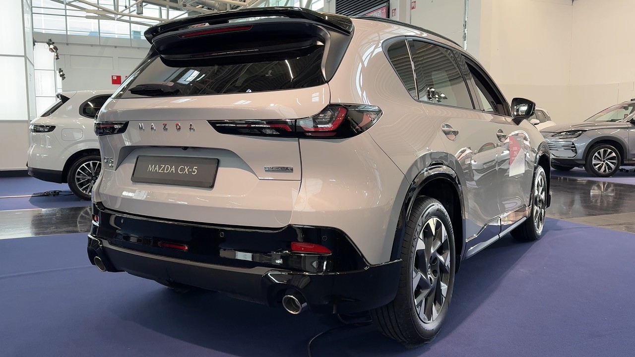MAZDA CX-5 Европа 2026 — Подсветка порогов, агрессивный дизайн с аэродинамическим обвесом, характ...