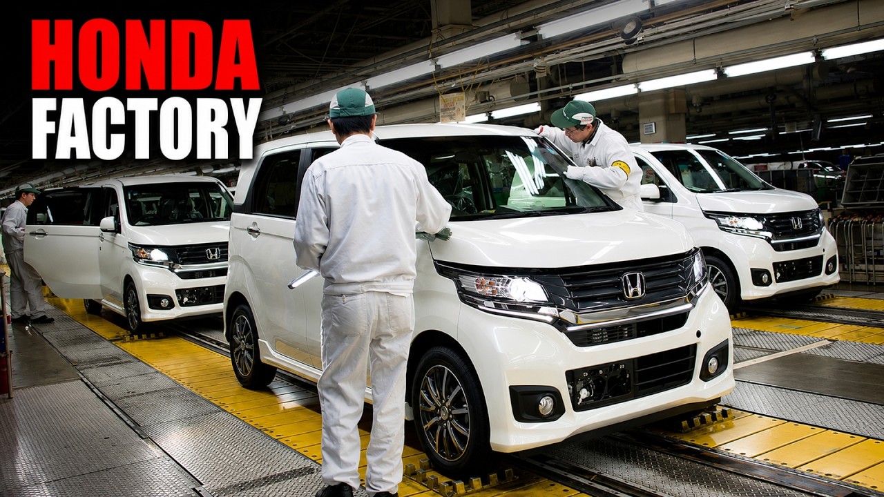 How Honda Cars Are Made in Japan | Full Factory Tour from Steel to Shipping