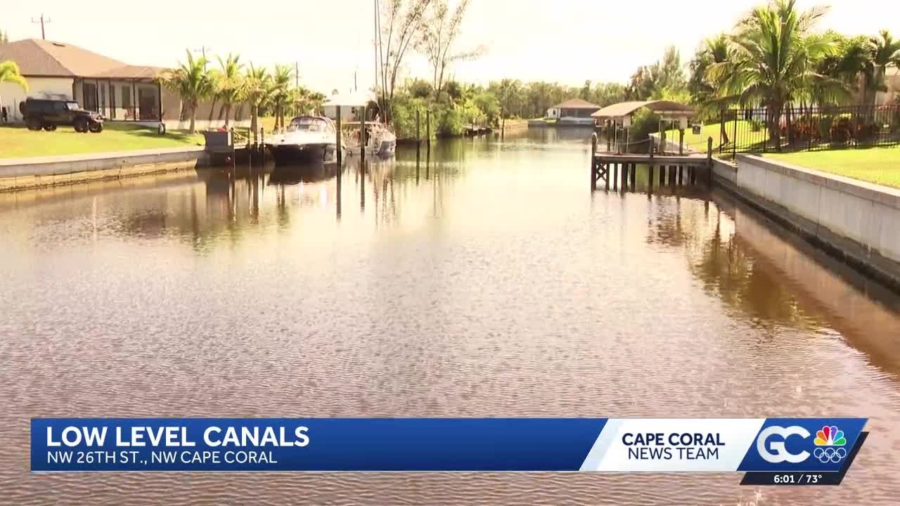Cape Coral boaters struggle with low tides affecting waterways