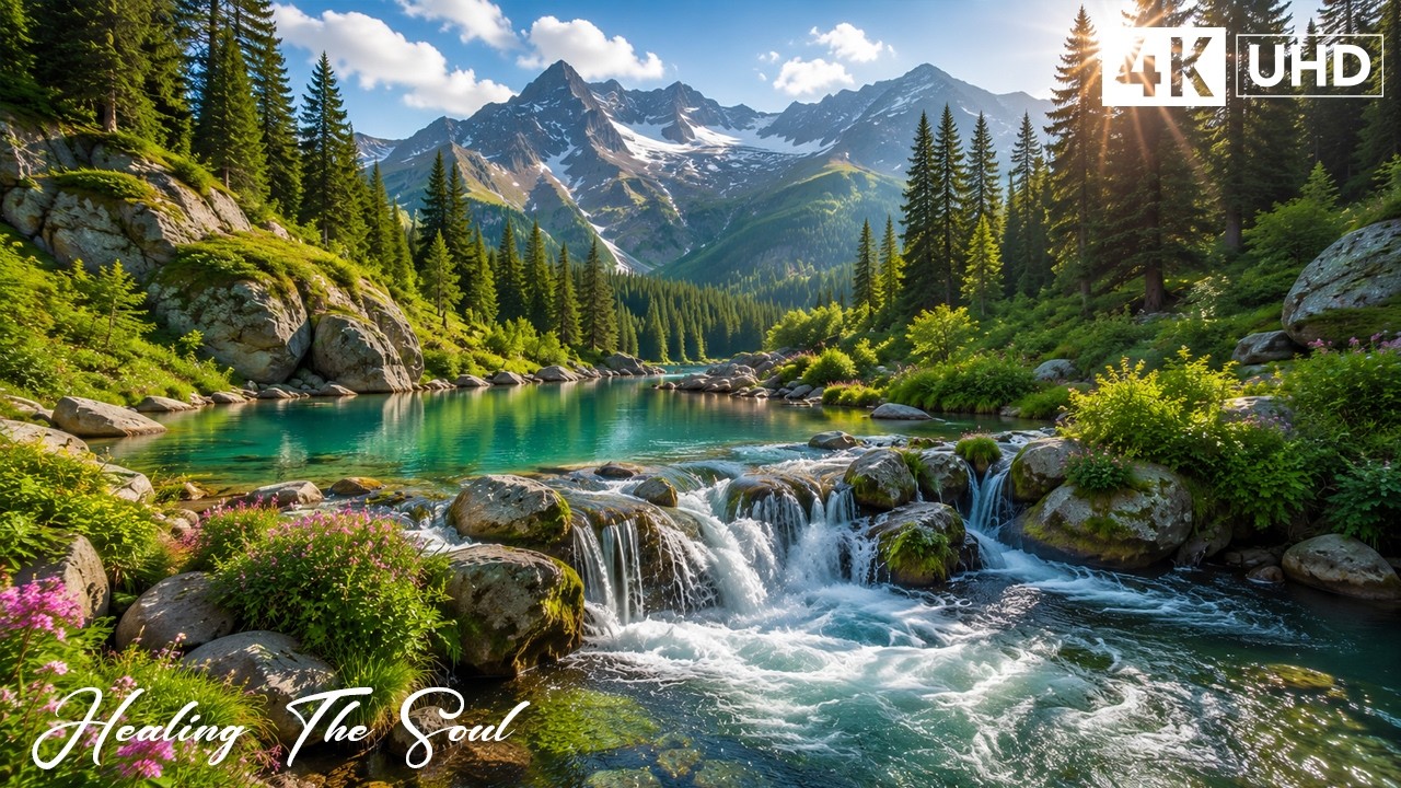 Peaceful Relaxing Music 🌿 Healing Nature Sounds, Gentle Piano Stress Relief, Stop Overthinking | 4K