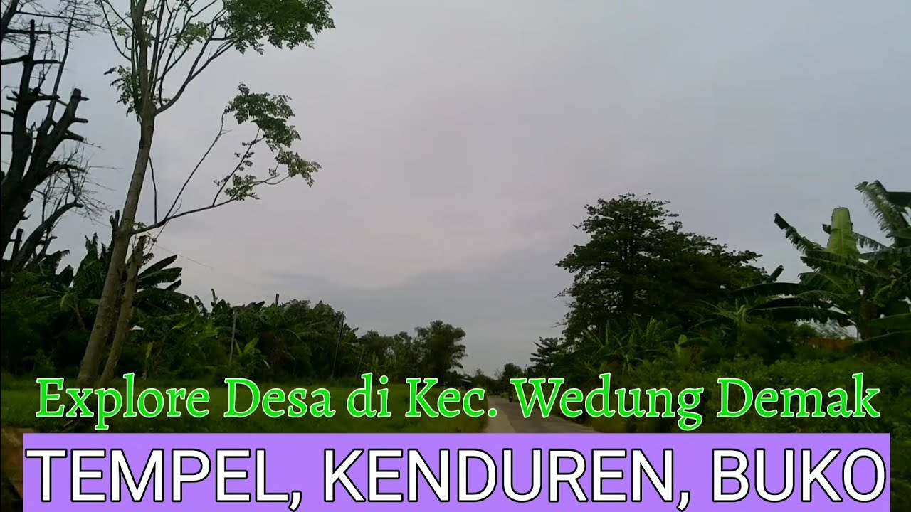 Explore Desa Tempel, Kenduren, Buko Kec. Wedung Kab. Demak
