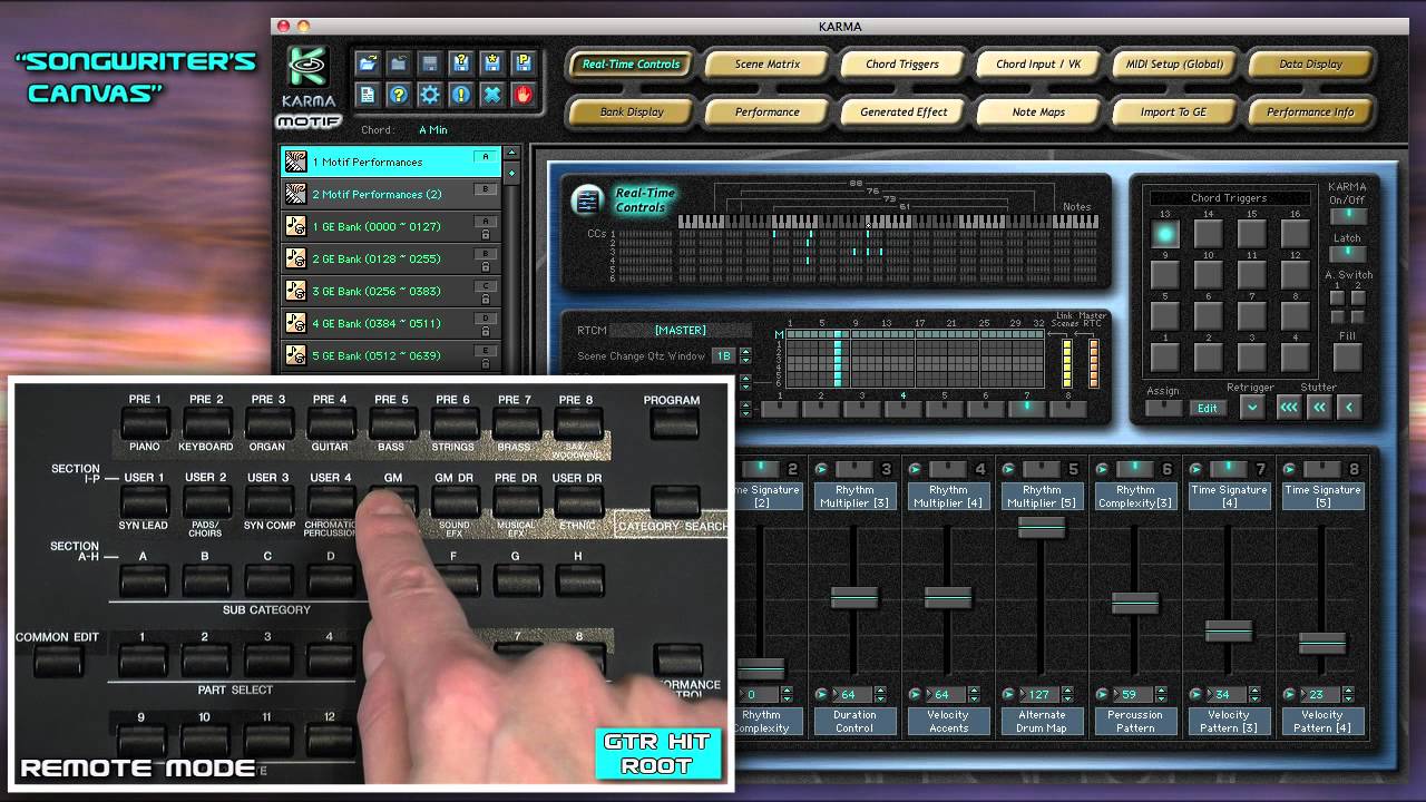 KARMA Motif Software - Motif XF, XS, MOX, MOXF, Rack-XS, S70/S90 XS