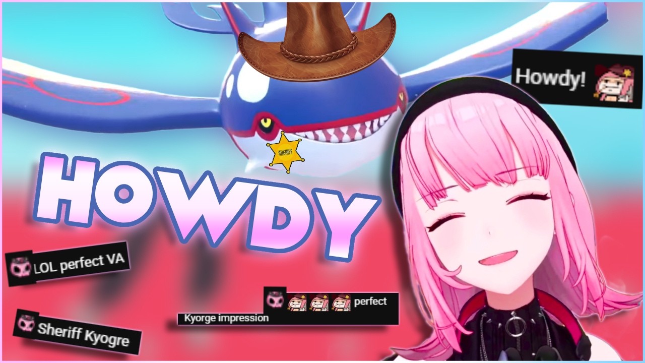 Calli Voices Kyogre With a Cowboy Accent