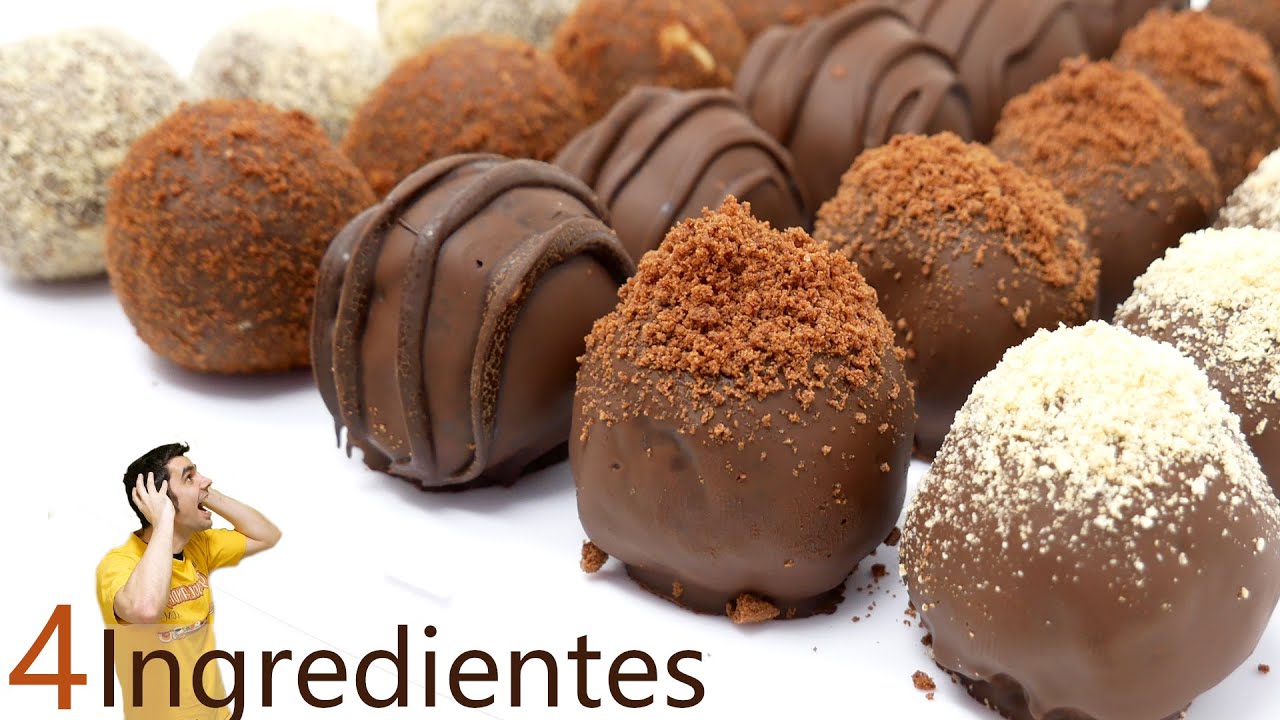 PASTELES o BOLAS CHOCOLATE y GALLETA, SOLO 4 INGREDIENTES😱🍪 + 5 Decoraciones TRUFAS SIN HORNO # 636