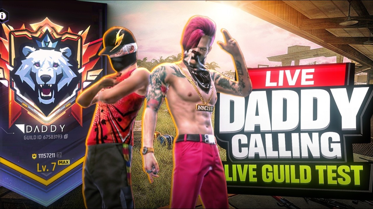 🔴2026 NEW YEAR BIGGEST V BADGE GUILD TEST ON LIVE 🔥 FREE FIRE MAX #classyff #guildtest #fflive #ff
