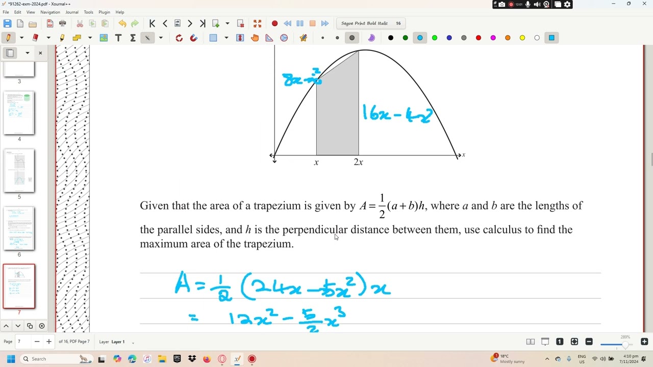 level 2 Calculus 2024 Speedrun