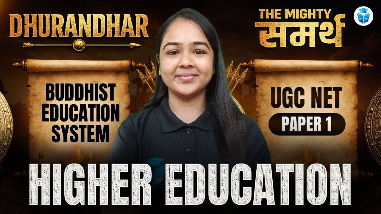 UGC NET Paper 1 Higher Education | Buddhist Education System | Important Concepts | UGC NET 2026