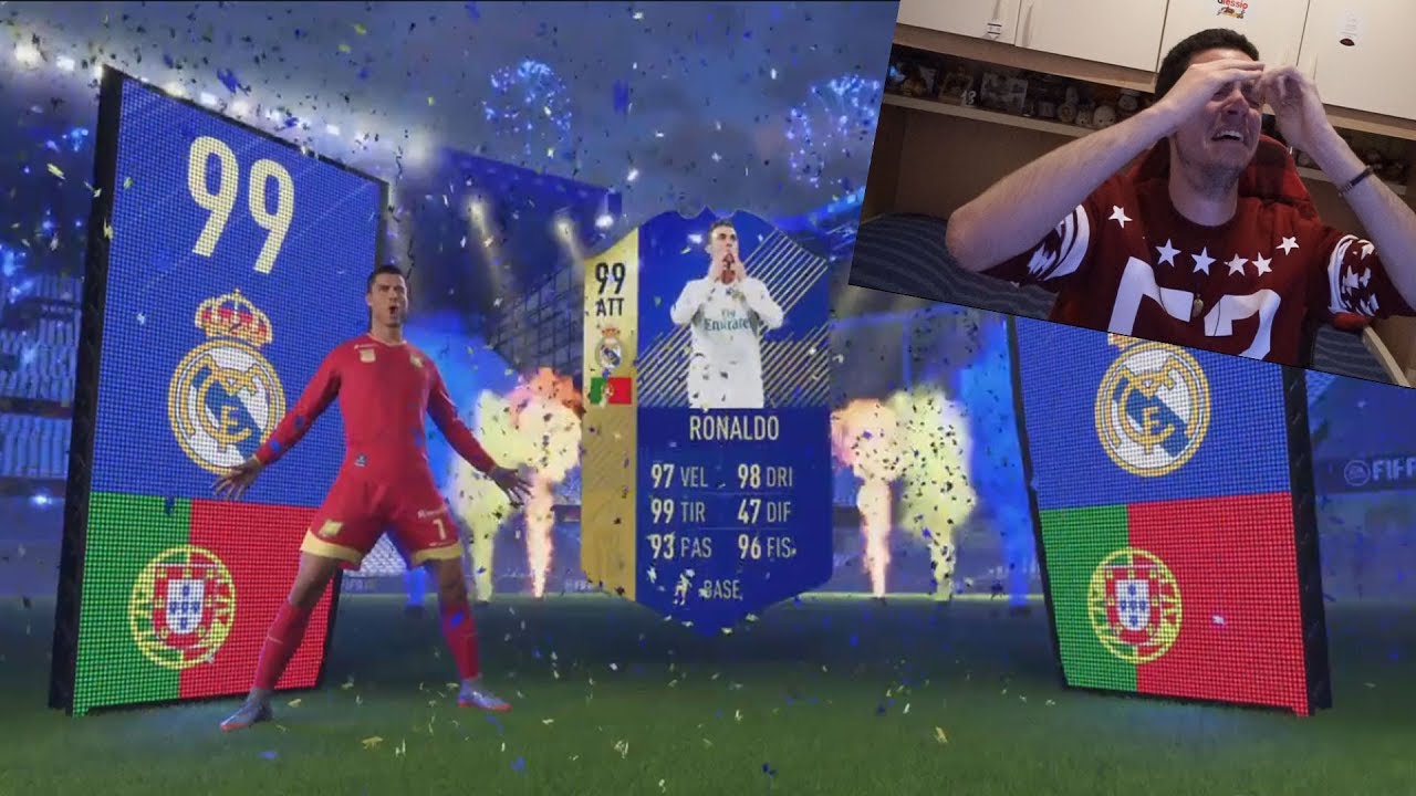 É FINITA.. RONALDO TOTS 99 IN A PACK! (addio FIFA)
