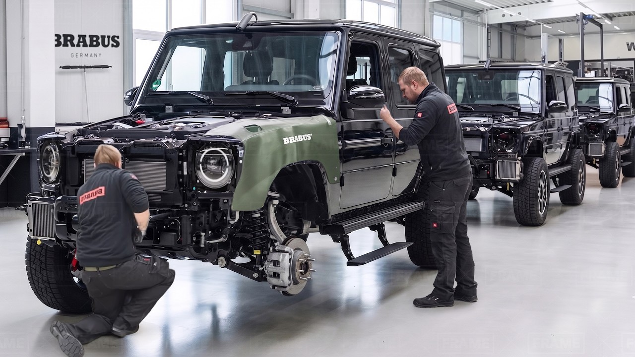 Inside Germany&rsquo;s Best Factory Producing Modified Giant G-Wagons &ndash; Production Line