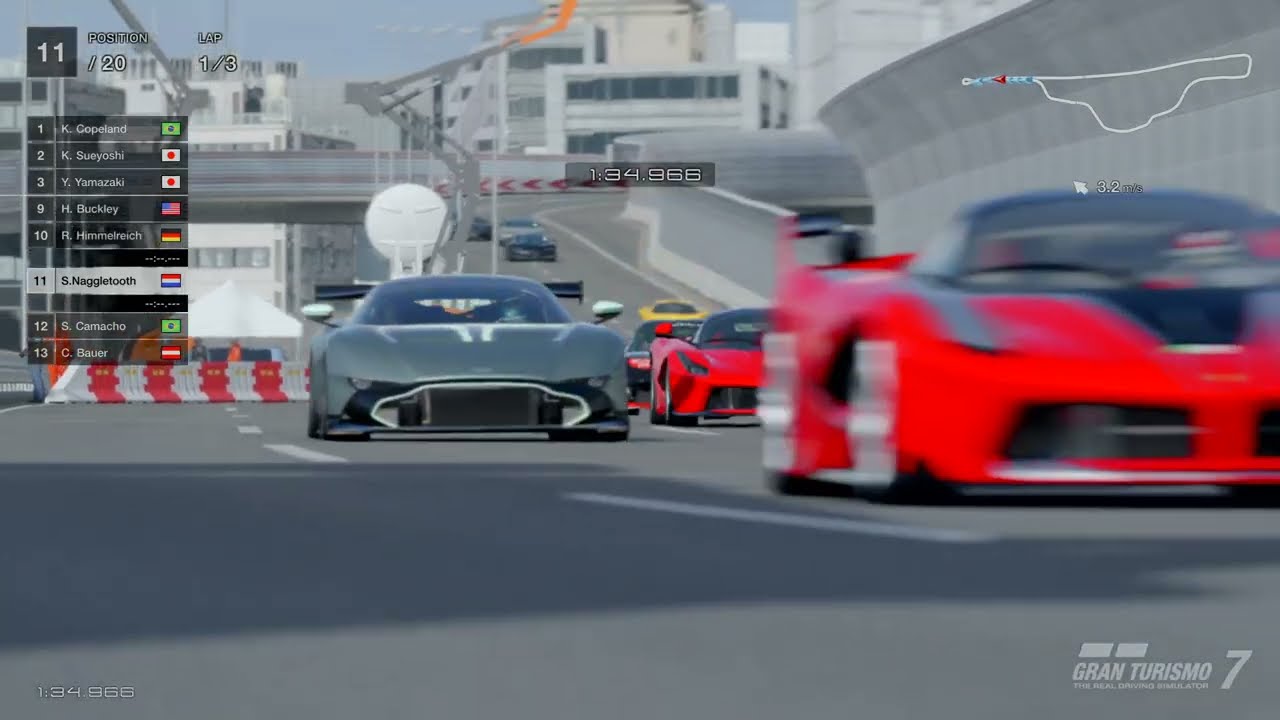 Gran Turismo™ 7_ Short Pro race with update 1.68 tuned Mazda RX 7 Replay