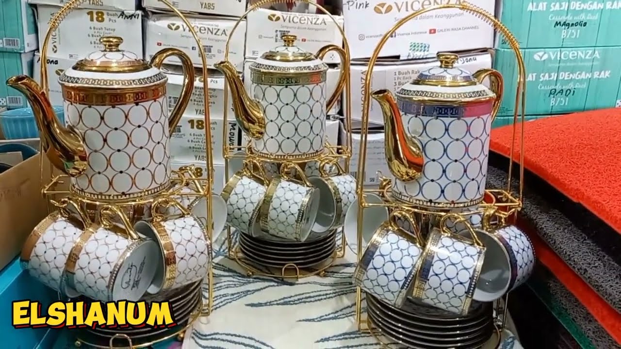 TERLARIS ‼️ CANGKIR GANTUNG KEKINIAN NAKAMI || Cangkir dan Teko
