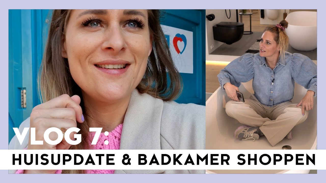 VLOG #7: Rondje huis, nieuwe tuintafel & interieur- en badkamer shoppen ● Rebecca's Bouwval ● VIVA