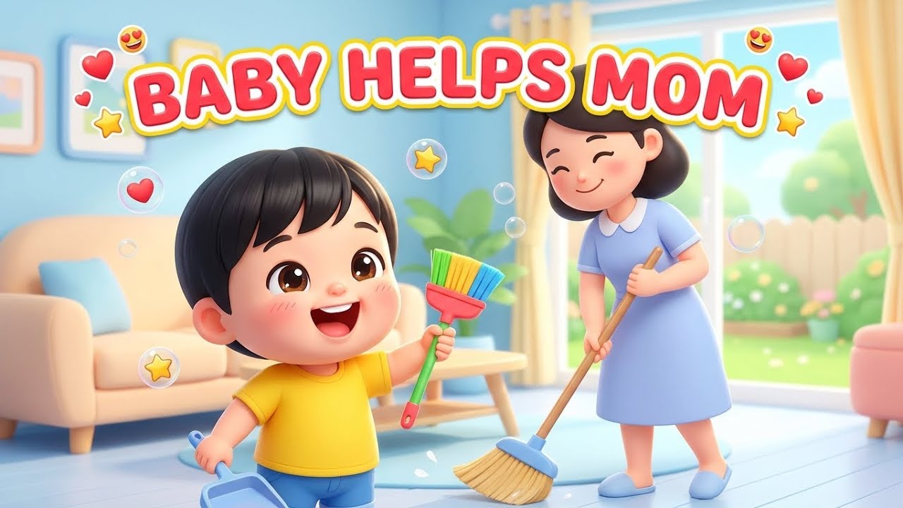 BÀI HÁT BÉ GIÚP ĐỠ MẸ #funny #keşfet