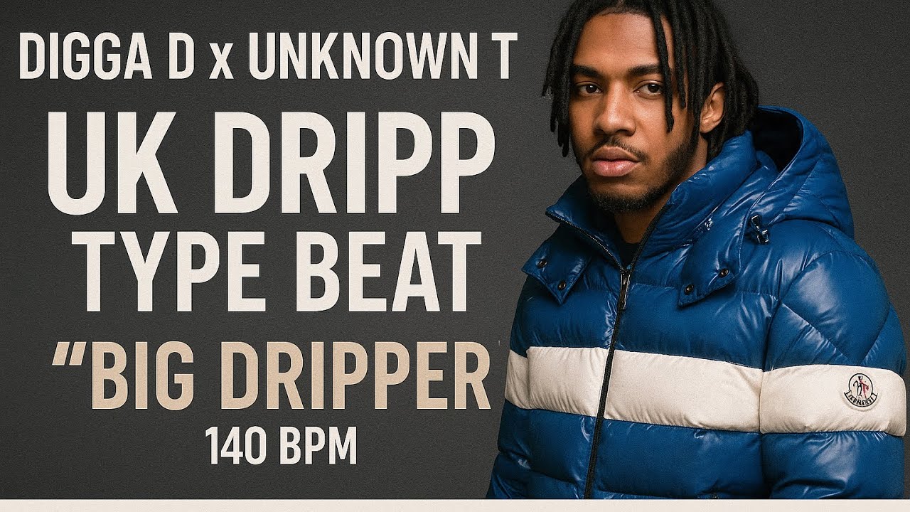 Digga D x Unknown T x UK Drill Type Beat 2025 – ‘Big Dripper’ | UK Drill Instrumental 140 BPM