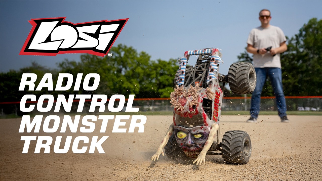 FEED YOUR HUNGER FOR MONSTER JAM WITH THE MINI LMT ZOMBIE  -  LOS01026T4