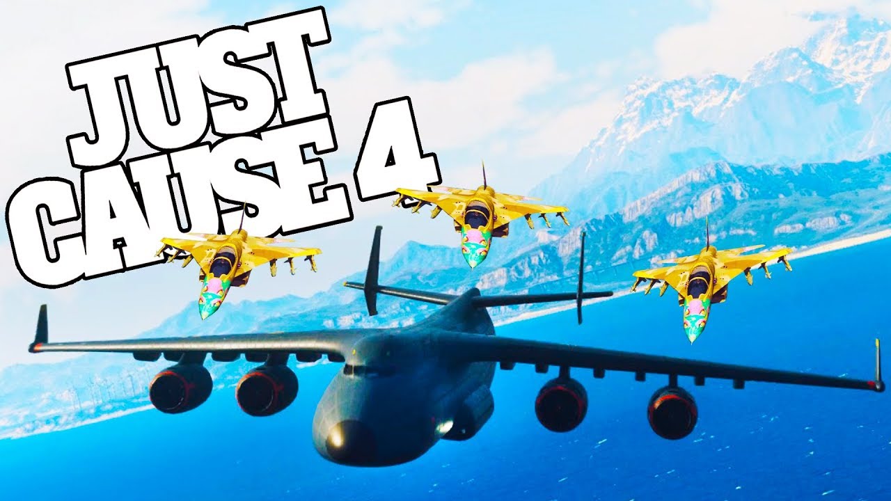 Planes Landing On Planes in Just Cause 4