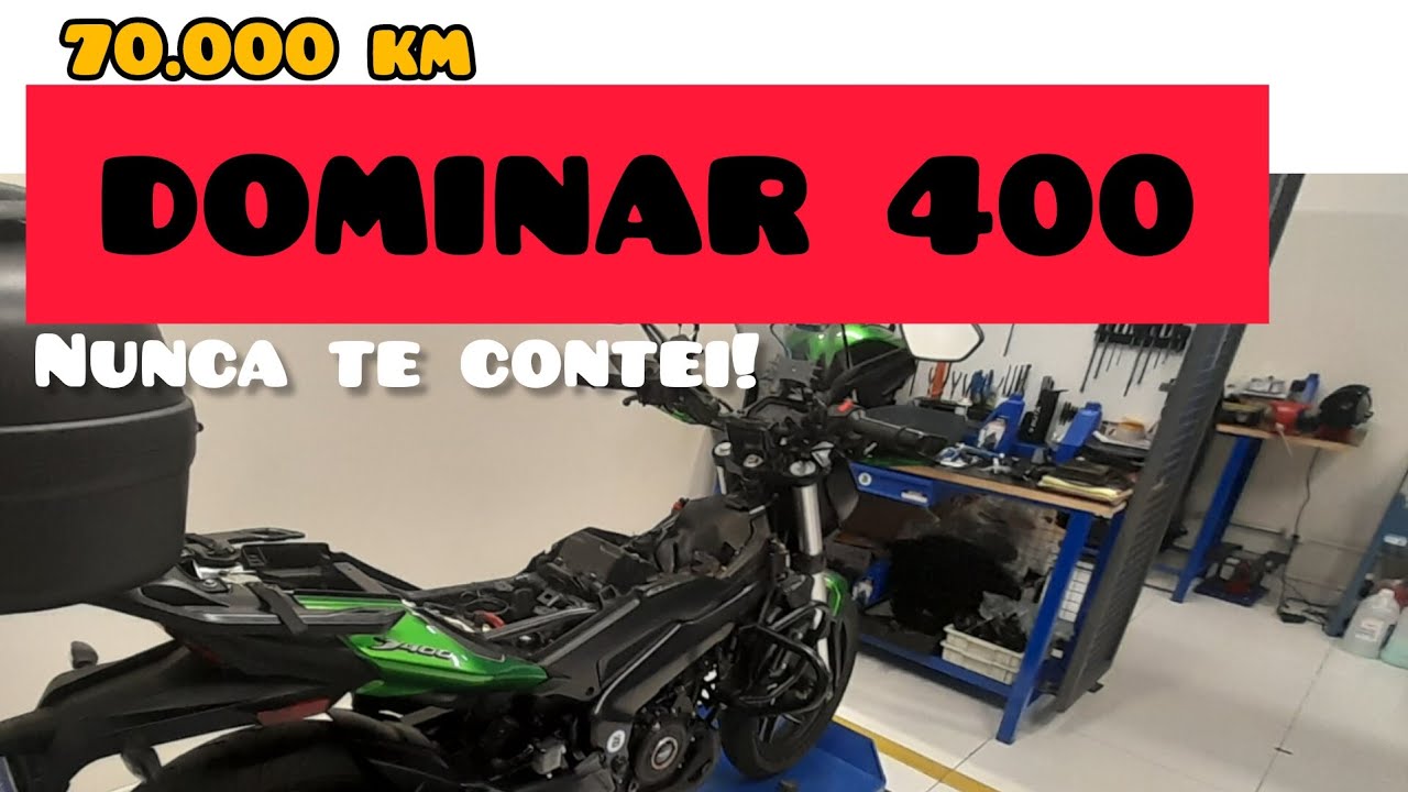 70.000 km rodados com a Dominar 400, teste secreto será revelado.